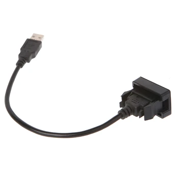 090E Кабель с USB-портом AUX, шнур 12-24 В, USB-адаптер для зарядки для - Изображение 2  