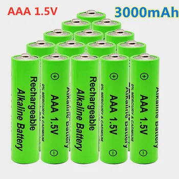 1-20 штук 1,5 В AAA батарея 3000 мАч перезаряжаемая батарея NI-MH 1,5 В AAA батарея подходит для часов, мышей, компьютеров, игрушек и т.д. - Изображение 2  