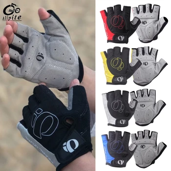 1 пара велосипедных перчаток на полпальца -Гелевые перчатки для езды на велосипеде с защитой от пота, противоударные Спортивные перчатки для шоссейных горных велосипедов MTB - Изображение 1  
