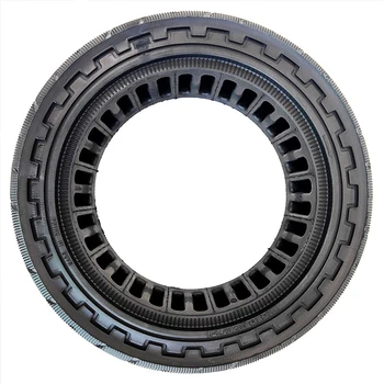 1 шт. Черная резиновая сплошная шина 10 дюймов 60/70-7,0 Сплошная шина для электрического скутера Xiaomi 4 Pro, аксессуары для кикскутера - Изображение 1  