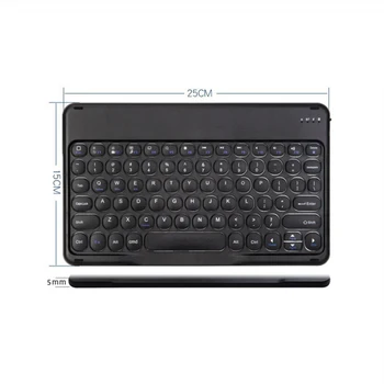 10-дюймовая клавиатура Bluetooth для iPad 10.9 для Samsung Tab S6 lite Магнитная клавиатура Портативные перезаряжаемые клавиатуры для планшетов - Изображение 2  