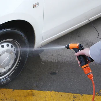 100 Вт Портативный автомобильный насос высокого давления 12v для чистки автомобиля 160PSI Электрический насос для чистки автомобиля, сада, уборки домашних животных - Изображение 2  