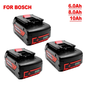 100% Оригинальная литий-ионная аккумуляторная батарея 18V 10.0A для запасных электроинструментов Bosch 10000 мАч, портативный индикатор замены - Изображение 2  
