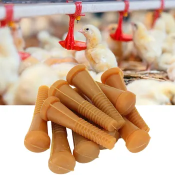 10ШТ Резиновая Машинка для удаления волос с домашней птицы на животноводческой ферме для курицы, утки, гуся AccessoryThread Ring - Изображение 1  
