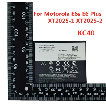 1x3000 мАч KC40 Аккумулятор Для Телефона Motorola Moto E6s E6 Plus XT2025-1 XT2025-2 Высококачественные Аккумуляторные Батареи Для смартфонов - Изображение 1  
