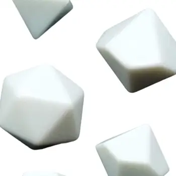 2/3/5 7шт Белые пустые кубики для изготовления кубиков для ролевых игр, принадлежности для вечеринок - Изображение 1  