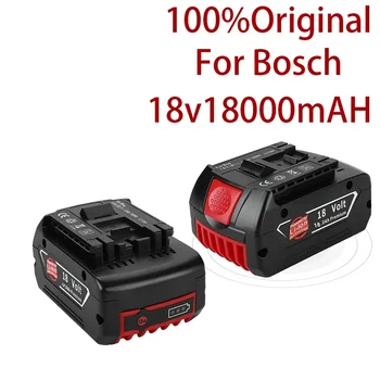 2023 Аккумуляторная батарея 18V 18000mah для Bosch 18V Battery Backup 6.0A Портативная замена индикаторной лампы Bosch BAT609 - Изображение 1  