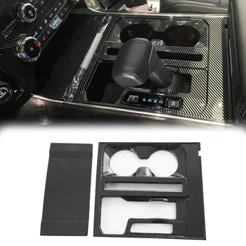 25) Улучшите стиль вашего автомобиля с помощью 2шт комплекта накладок коробки переключения передач из углеродного волокна для Ford F150 2022 2023 - Изображение 2  