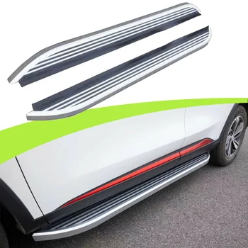 2ШТ Алюминиевая подножка боковые ступеньки Nerf Bar для SsangYong Korando 2019-2024 (с кронштейнами) - Изображение 1  