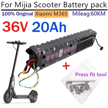 36V 20Ah 18650 Литиевый аккумулятор 10S3P мощностью 250 Вт ~ 600 Вт, Подходит Для Специального аккумулятора Электрического скутера Mijia M365 - Изображение 1  