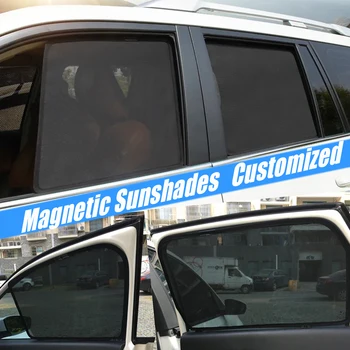 4шт магнитных солнцезащитных козырьков на боковых стеклах для Subaru Outback BS 2014 2015 2016 - 2020 Сетка для штор на дверях автомобиля, автоаксессуары - Изображение 1  