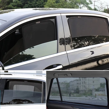 4шт магнитных солнцезащитных козырьков на боковых стеклах для Subaru Outback BS 2014 2015 2016 - 2020 Сетка для штор на дверях автомобиля, автоаксессуары - Изображение 2  