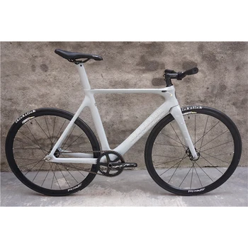 52 см FA06 Seaboard Односкоростной велосипед Fixie SKE с интегрированным коленчатым валом 700C, гоночное колесо из алюминиевого сплава, изогнутая прямая ручка - Изображение 1  