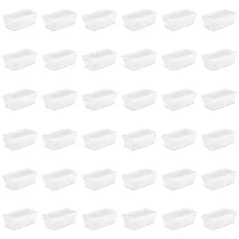 6 Кв. Ящик для хранения, пластиковый, белый, набор из 36 органайзеров для обуви и контейнеров для хранения boite a bon point - Изображение 1  