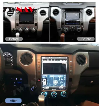 Android 11,0 6 + 128 ГБ Автомобильный Радио Мультимедийный Плеер Для Toyota Tundra 2014-2020 Авто Стерео Приемник GPS Navi Carplay Головное Устройство DSP - Изображение 2  