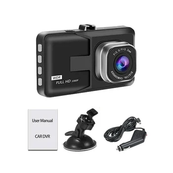 Full Hd 1080p Dash Camera Портативный Автомобильный Видеорегистратор 3-Дюймовый Универсальный Видеомагнитофон Автомобильные Аксессуары С Большим Экраном Dash Cam Dashcam - Изображение 2  