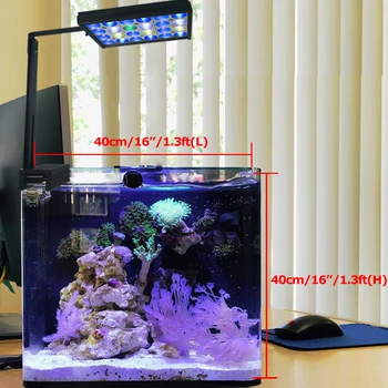 PopBloom-Nano Аквариумное Освещение с Таймером, Подсветка для Морского Аквариума с Рифовыми Кораллами, Мини-Подсветка для Аквариума с Рыбками, LED Sunris_set, Shannon16 - Изображение 2  