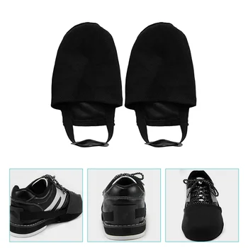 x Пара бахил для боулинга Износостойкие кроссовки-слайдеры, ползунки, коврик для скольжения, спортивная обувь, мяч - Изображение 1  