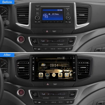 Автомагнитола с 8-дюймовым сенсорным экраном Android для Honda PILOT 2015-Беспроводная GPS-навигация CarPlay Auto WiFi DAB DSP Стерео головное устройство - Изображение 2  