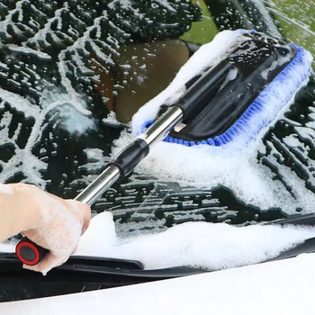Автомобильная восковая швабра для вытирания пыли, чистящие средства, щетки для удаления пятен от снега и пыли - Изображение 1  