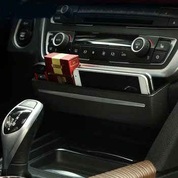 Автомобильная Консоль CD-Панель Сменная Пряжка Коробка Для Хранения Модифицированных Аксессуаров для BMW 3 4 серии 3GT F25 F26 F30 F34 Коробка-Органайзер - Изображение 1  