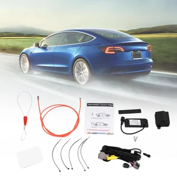 Автомобильная электрическая система открывания задней двери багажника, активируемая датчиком в один фут, Замена для 2021 Tesla Model 3 Model Y - Изображение 1  