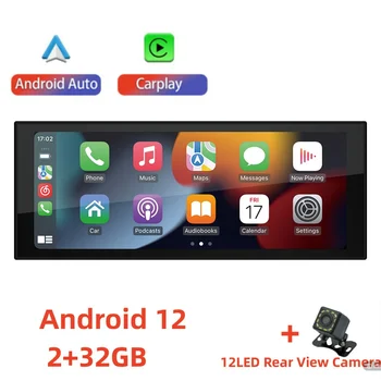 Автомобильное Android-радио 1 Din Apple Carplay GPS Навигация Wi-Fi MP5 Плеер Зеркальная Ссылка Авторадио Авто Bluetooth Стерео Радио - Изображение 1  