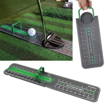 Аксессуары для гольфа, Дрель для точного прохождения дистанции, зеленый коврик для гольфа, мини-тренажеры для игры в гольф - Изображение 2  