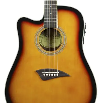 Акустико-электрическая гитара с тонким корпусом для левшей серии K2 - Изображение 2  