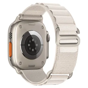 Альпийский ремешок для Apple watch band 49мм 45мм 41мм 44мм 40мм 38мм 42мм 4544 мм браслет correa iwatch series SE 6 7 8 9 Ultra 2 - Изображение 1  