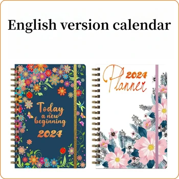 Английская версия 2024-2026 Календарь, Ежемесячный планировщик, Записные книжки, Студенческий блокнот - Изображение 1  