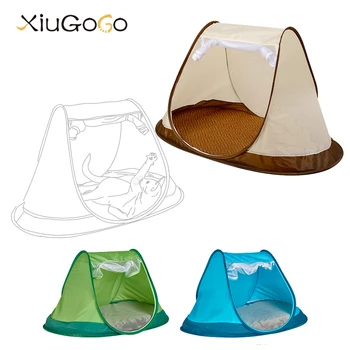 Большая палатка для кошек из водонепроницаемой ткани Оксфорд Солнцезащитный тент для домашних животных Простая упаковка для хранения - Изображение 1  
