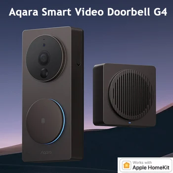 [Версия CN] Aqara Smart Video Дверной Звонок G4 1080P HD AI Распознавание Лиц Охранная Сигнализация Монитор Реального Времени Работа HomeKit Приложение Aqara - Изображение 1  