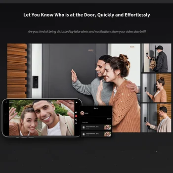 [Версия CN] Aqara Smart Video Дверной Звонок G4 1080P HD AI Распознавание Лиц Охранная Сигнализация Монитор Реального Времени Работа HomeKit Приложение Aqara - Изображение 2  
