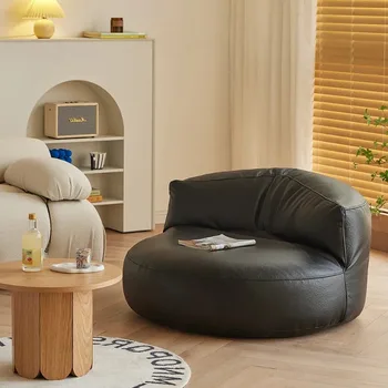Винтажный диван-качалка Nordic Luxury Organizer Bean Bag Современные Модульные Татами На один Эргономичный дом Sillon Cama Мебель для гостиной - Изображение 2  