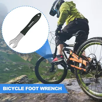 Гаечный ключ для педали велосипеда из углеродистой стали, инструмент для снятия педали велосипеда, 15 мм гаечный ключ для снятия педали MTB, гаечный ключ для обслуживания велосипеда - Изображение 2  