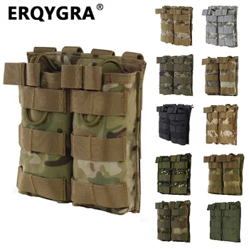 Двойная сумка для хранения ERQYGRA, Тактические Охотничьи Подсумки Mag Molle, Системные Аксессуары, Многофункциональный Жилет, Поясная сумка-кобура на открытом воздухе - Изображение 1  