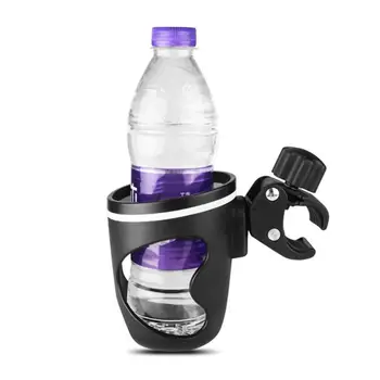 Держатель для велосипедной бутылки 2 в 1, клетка для бутылки с водой, нескользящий подстаканник для детской коляски, аксессуары для велосипедов - Изображение 1  