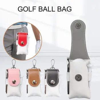 Держатель мяча для гольфа с магнитной застежкой, сумка для переноски мяча для гольфа, Пыленепроницаемая вращающаяся на 360 градусов сумка для хранения, держатель футболки для гольфа - Изображение 2  