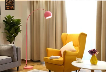 Дизайнерский простой красочный торшер в рыбацком стиле, металлическая подставка в скандинавском стиле, лофт, промышленный декор для гостиной, спальни, внутреннее освещение - Изображение 2  
