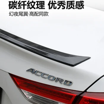 Для Honda Accord Спойлер 2022 Высококачественный материал ABS Заднее крыло автомобиля Черный задний маленький спойлер багажника Sport 2022 - Изображение 2  