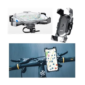для HONOR 8A (2020) Автоматическая опора для рулей велосипедов и мотоциклов -черный - Изображение 2  