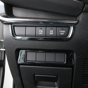 Для Mazda 3 Axela 2019 Приборная Панель Средняя Консоль Рамка Переключения Передач Вентиляционные Отверстия Кондиционера Рулевого Колеса Отделка Крышки Динамика - Изображение 2  