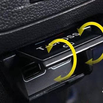 Для Volkswagen VW T-CROSS T Cross 2019 2020, Защитная крышка заднего зарядного устройства, Отделка USB-разъема, Рамка, Аксессуары для интерьера - Изображение 2  