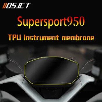 Для модификации приборной пленки Ducati Supersport 950 прозрачная защитная пленка для фар и задних фонарей - Изображение 1  
