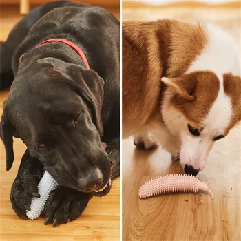 Жевательные игрушки для агрессивных собак, Палочка для чистки зубных щеток для собак, игрушка для жевания зубных щеток для щенков - Изображение 1  