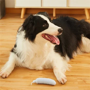 Жевательные игрушки для агрессивных собак, Палочка для чистки зубных щеток для собак, игрушка для жевания зубных щеток для щенков - Изображение 2  
