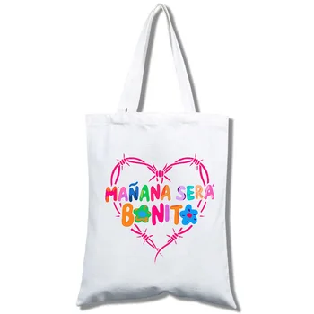Женские летние пляжные сумки, сумка через плечо, холщовая сумка Harajuku, супер милые художественные сумки для покупок, сумки для покупок через плечо, сумки для покупок большой емкости - Изображение 2  