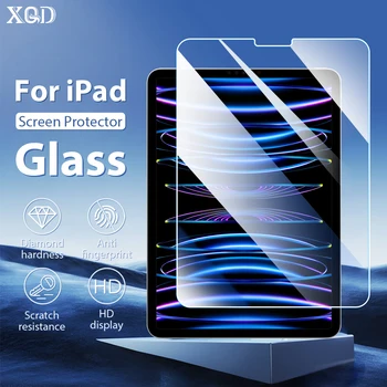 Закаленное стекло для Ipad Pro 11 12,9 6th Air 3 4 5 Mini 6 Защитная пленка для Ipad 9-10 поколения 10,2 10,9 Защитная пленка - Изображение 1  