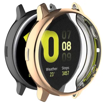 Защитный Чехол-Экран Для Samsung Galaxy Watch Active 2 44 мм 40 мм TPU Универсальный Бампер Shell Protector Watch Active2 Case Cover - Изображение 2  